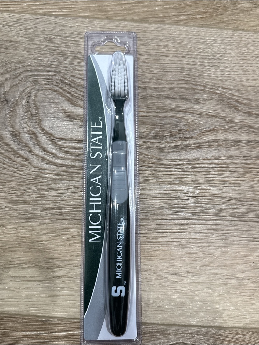 Michigan State Logo Toothbrush in Dark Green